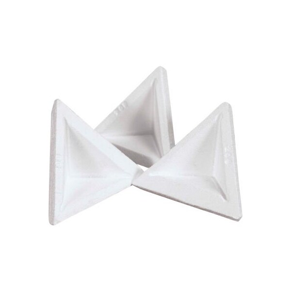 Box Packaging Foam Corners, 41/2"L x 41/2"W x 63/8"H, White, 500